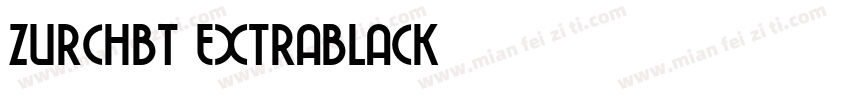 zurchbt extrablack字体转换